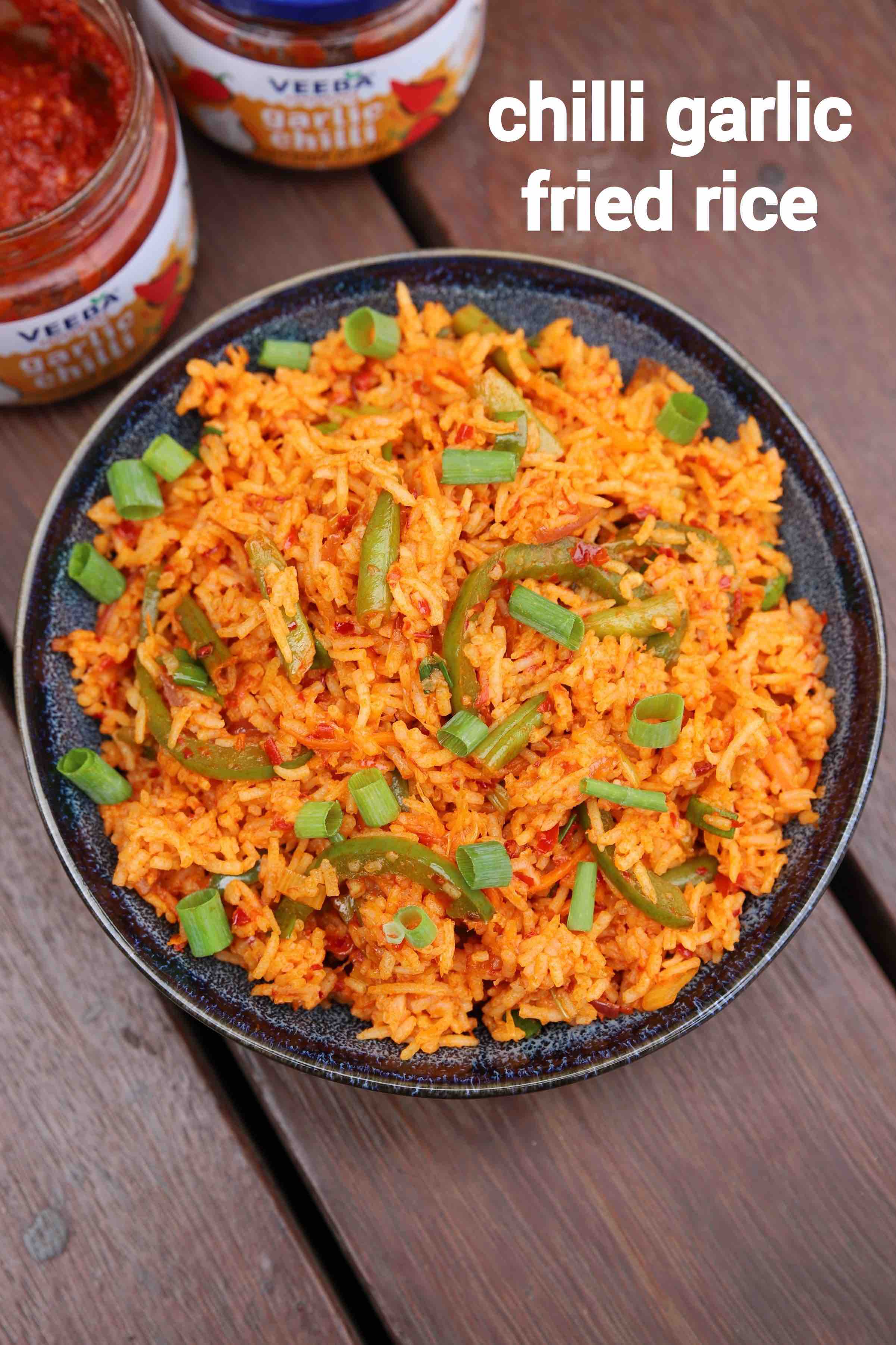 Chilly Garlic Fried Rice Half